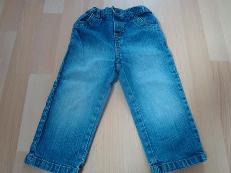 Džíny/rifle - modré, vel. 86, c&a,86