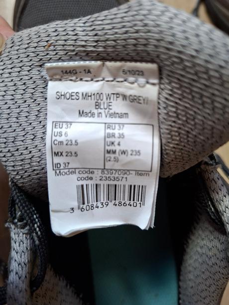 Turistické boty zn. decathlon vel. 37, decathlon,37
