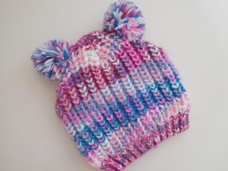 Zimní čepička s bambulí vel. 104/110, c&a,104