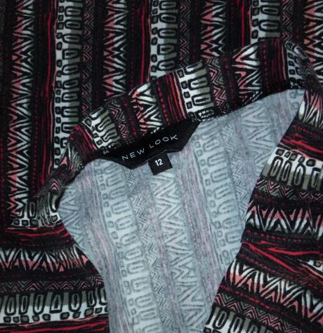 Dámská pružná vzorovaná sukně vel.s-m, new look,s