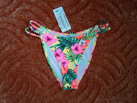 Květované plavkové kalhotky bikiny - m, new yorker,m