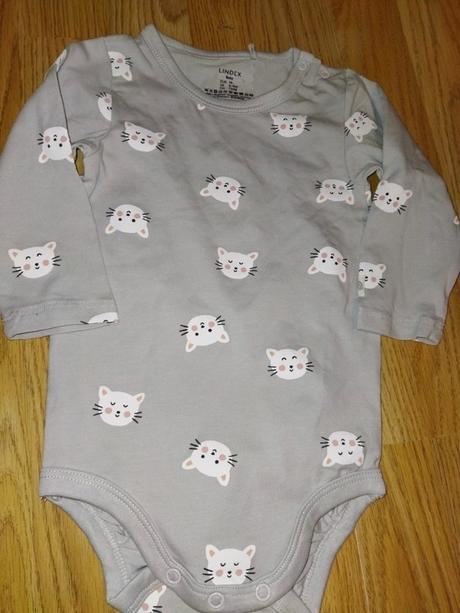 Šedé body s kočky 74 lindex, lindex,74
