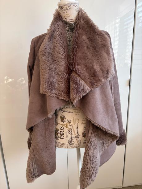 Teply kabat s koziskem oasis s + tricko bershka m, s