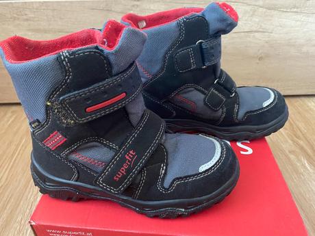 Zimní dětské boty - unisex - superfit gore-tex, superfit,29