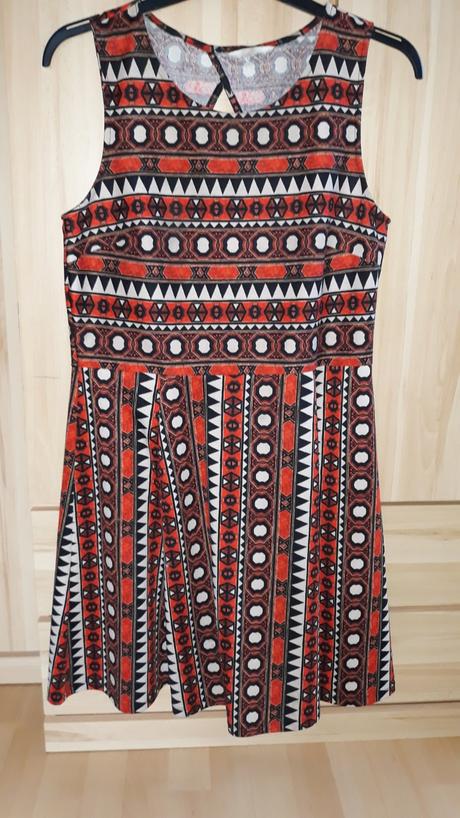 Dámské letní šaty s výstřihem na zádech vel. 40/42, h&m,42