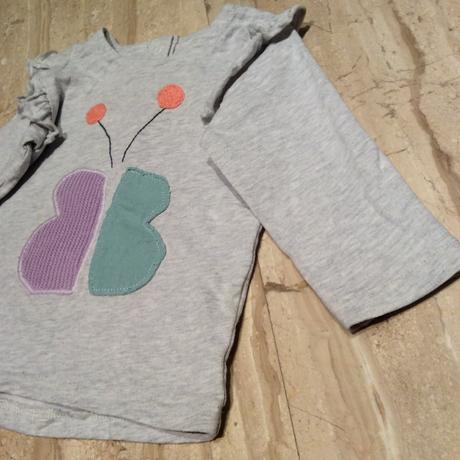 Bavlněné tričko s motýlem zn. m&s, marks & spencer,74