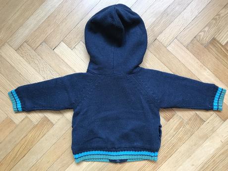 Dětský svetr s kapuckou vel.68-80, minoti,74