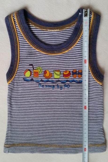 Nátělník, nátělníček, tričko bez rukávků, 68, f&f, f&f,68