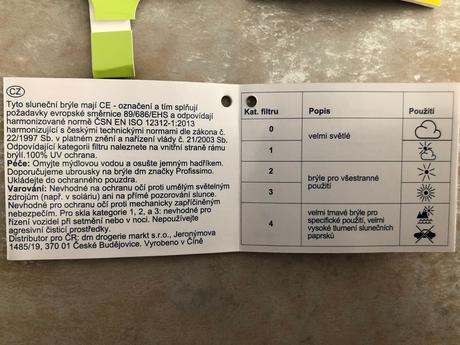 2x sluneční brýle holčička 1,5 - 2,5roku růžová, 