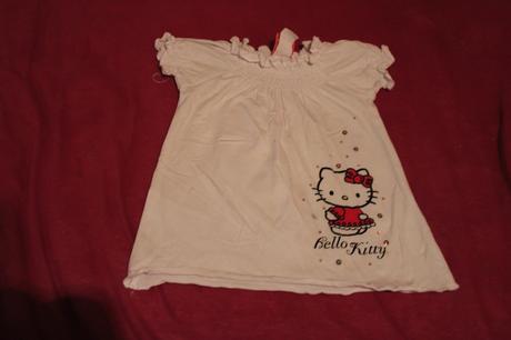 Dívčí šaty hello kitty vel. 68 - 80, sanrio,68