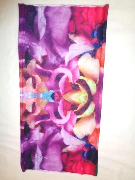 Luxusní fialový nákrčník loreal - elastický, 