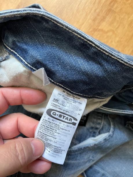 Džíny, rifle g-star, vel 27/34, g-star raw,m