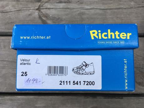 Kožené sandálky richter, vel. 25, richter,25