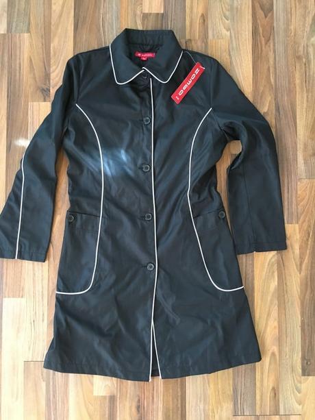 Nový černý kabát, vel m, zamba, m / s