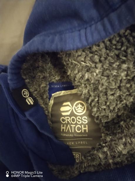 Teplá mikina crosshatch vel.m-l, l