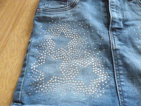 Elastická riflová sukně 6-7, denim,122