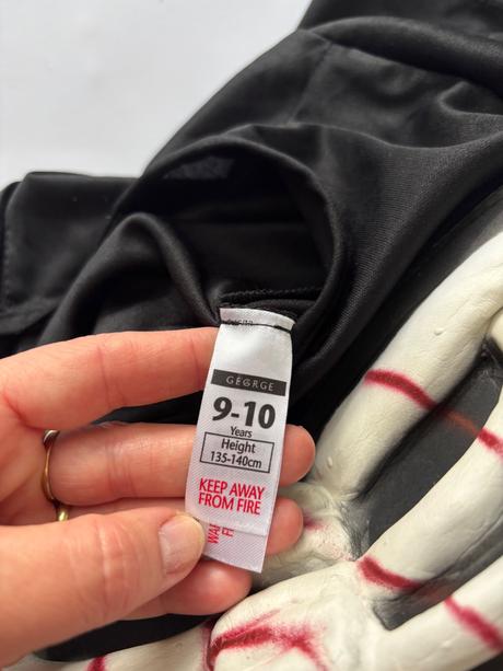 An6/ kostým kostlivce 3d aplikace - v.9/10 let, 