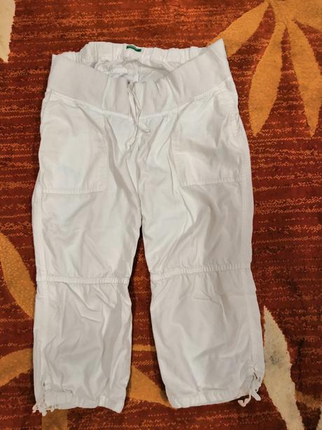 Těhotenské třičtvrteční kalhoty, xl