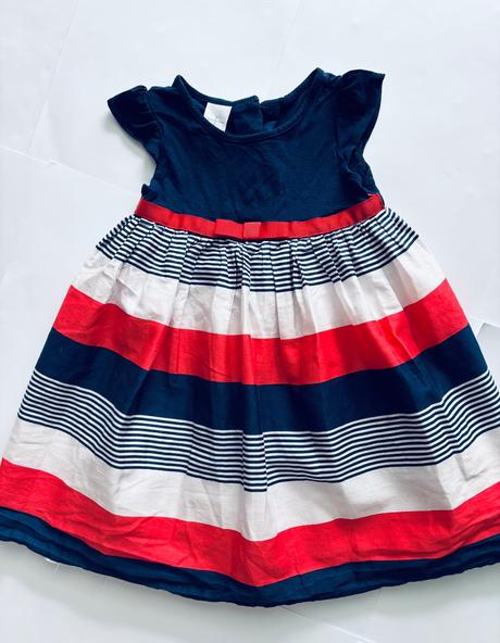 Ob/ šaty s pruhy - v.18/24 mes, 92