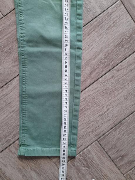 Zelené rifle zn. ca (here + there), vel. 152, c&a,152