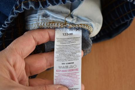 Džíny vel. 6 - 7 let, pepco,122