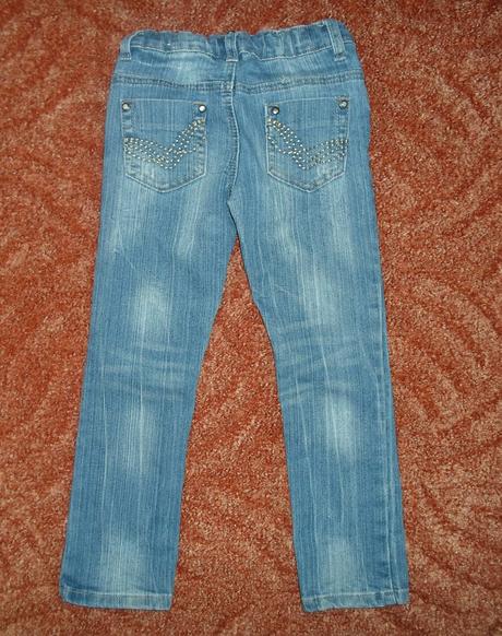 Modré kalhoty rifle džíny s elastenem takko, takko,116