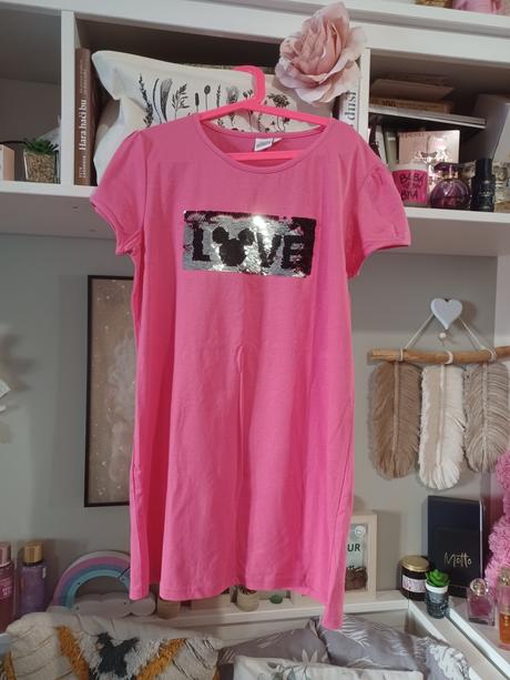 Dlouhé tričko minnie s měnícími flitry 170/176, disney,170