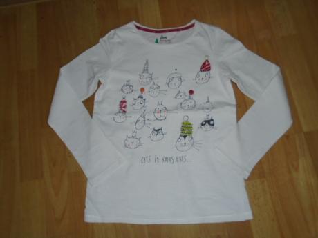 Tričko santa kočka 16l 164/168, next,164