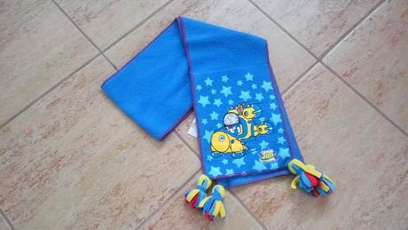 Zimní šála - modrá, 