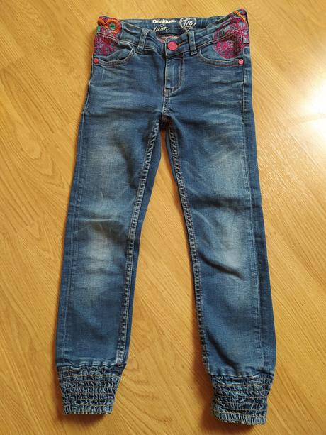 Úžasné rifle desigual 6/7 let, desigual,122