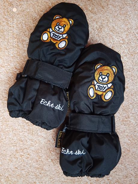 Rukavice s medvídkem zn."echt" vel."4-6let", echt