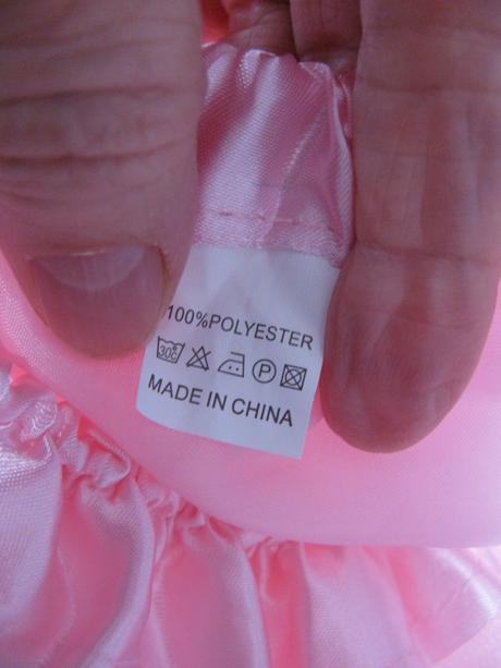 Krásná růžová tylová vícevrstvá sukně, 122