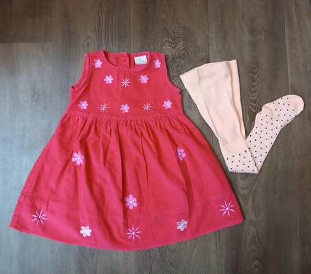 Manšestrové šaty morris mouse, vel. 74/80, morris mouse,74