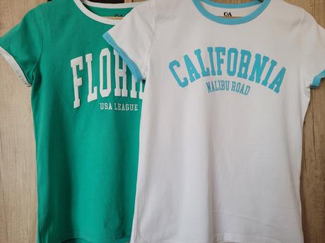 Holčičí trička 2pack, c&a,170