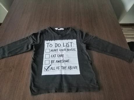 Tričko s dlouhým rukávem, h&m,98