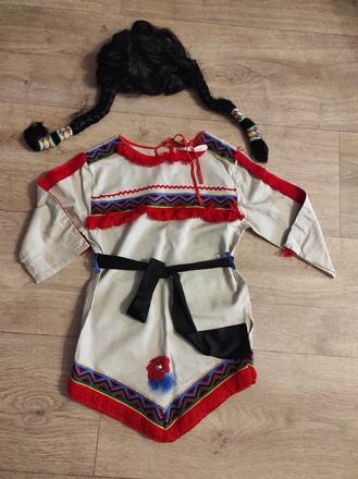 Karnevalový kostým indiánka vel. 5 - 6 let, 