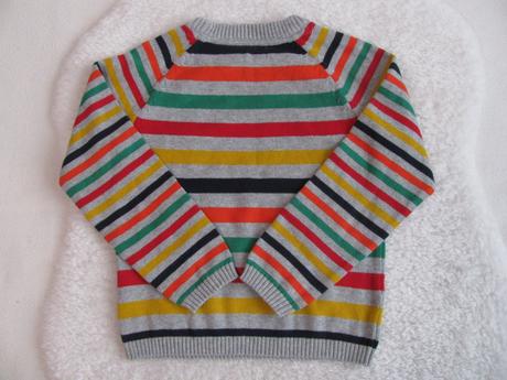 Barevný pruhovaný svetr, george,104