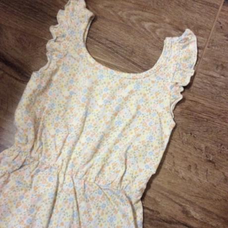 Bavlněný letní květinkový overal, george,98