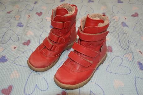 32 červené zimní boty dzo vysoké sucháče kožíšek, 32