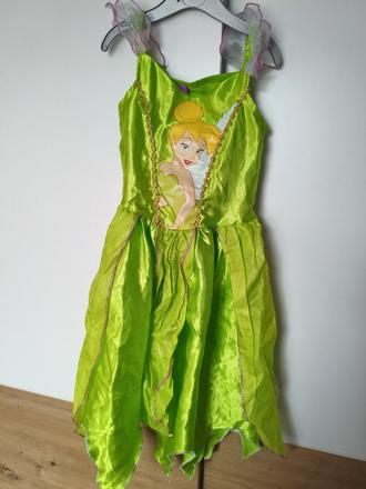 Šaty víla zvonilka vel.128, 