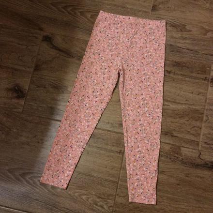 Květinkové bavlněné legíny, 116