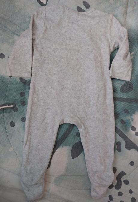 Velurový overal hvězda, primark,68