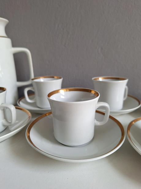 Porcelánová sada na kávu, 
