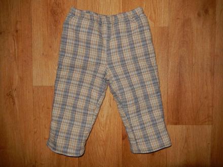 Teplé kárované kalhoty, coccodrillo,80