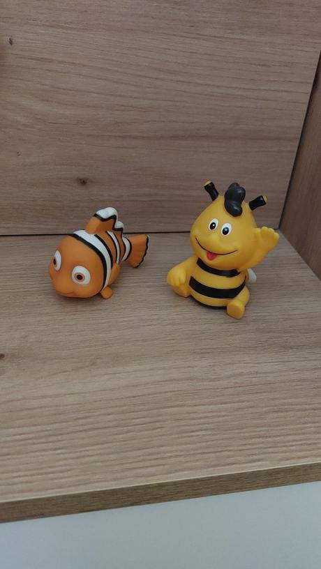 Šplíchátka na vodu - gumový nemo a vilík, 