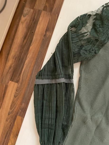 Khaki zateplené šaty nebo dlouhý svetr, vel cca s/, s