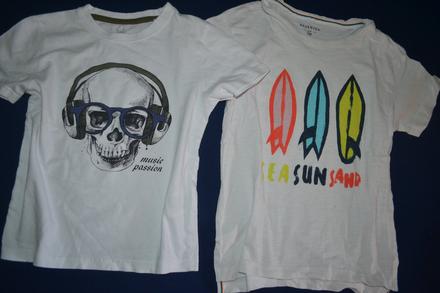 2x tričko bavlna v.122/128, reserved,122