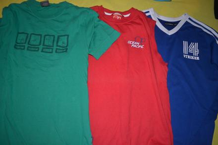 3x sportovní chlapecké tričko v.158, ocean pacific,158