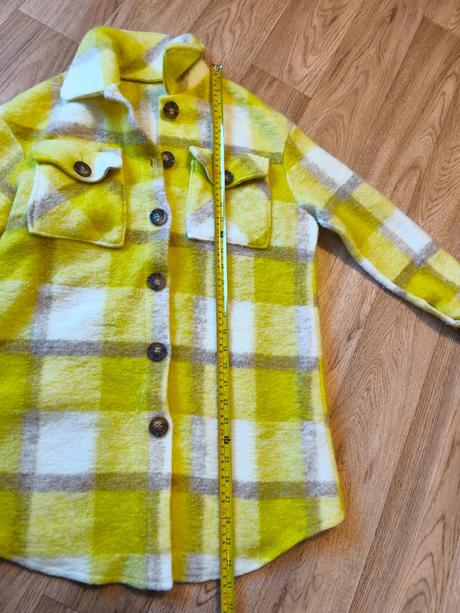 Žlutý kabátek, košilová bunda xs-m, s