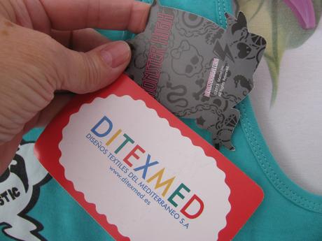 Letní tyrkysové tričko bez rukávů-monster high, 128